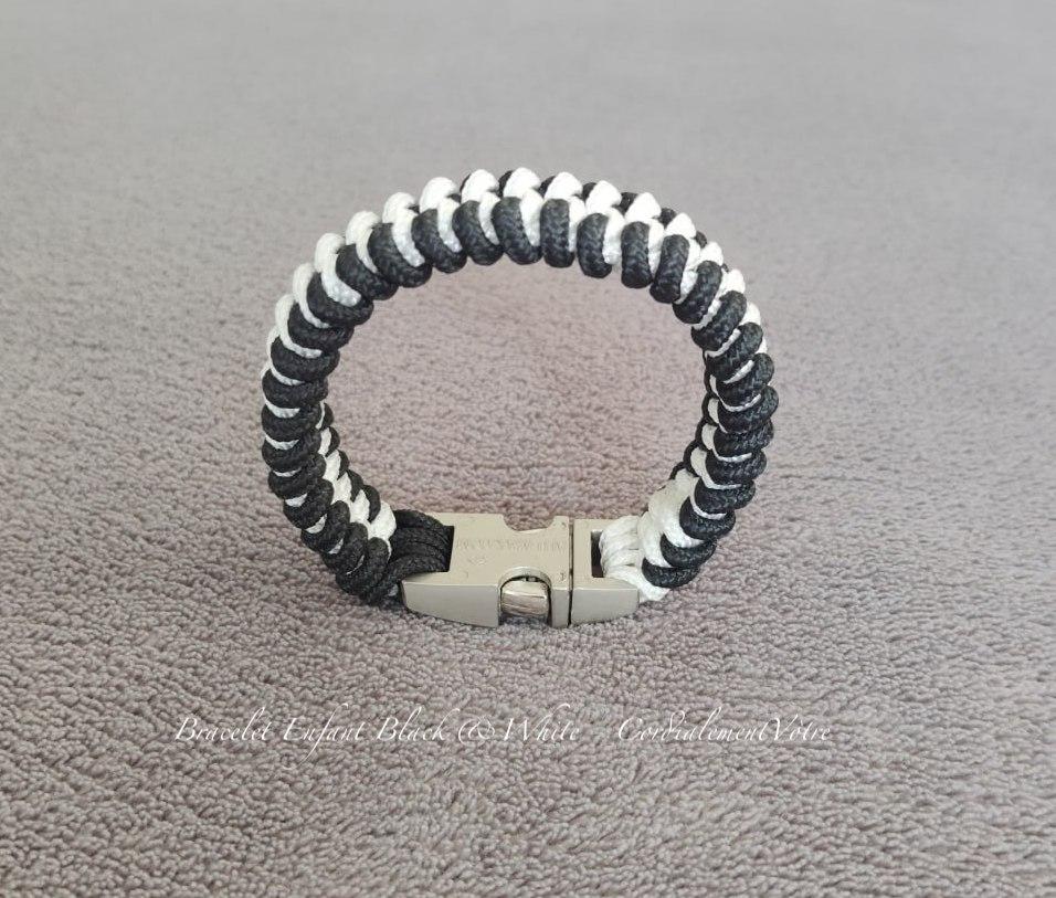 Bracelet enfant black et white cordialementvo tre 2 jpeg