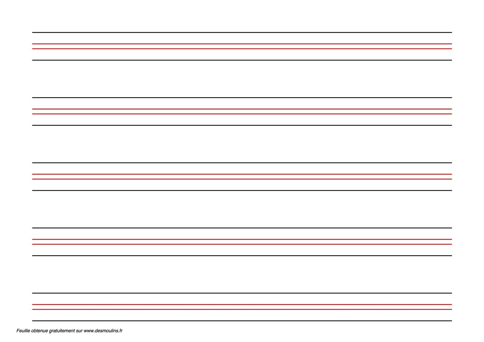 Feuille lignes 1