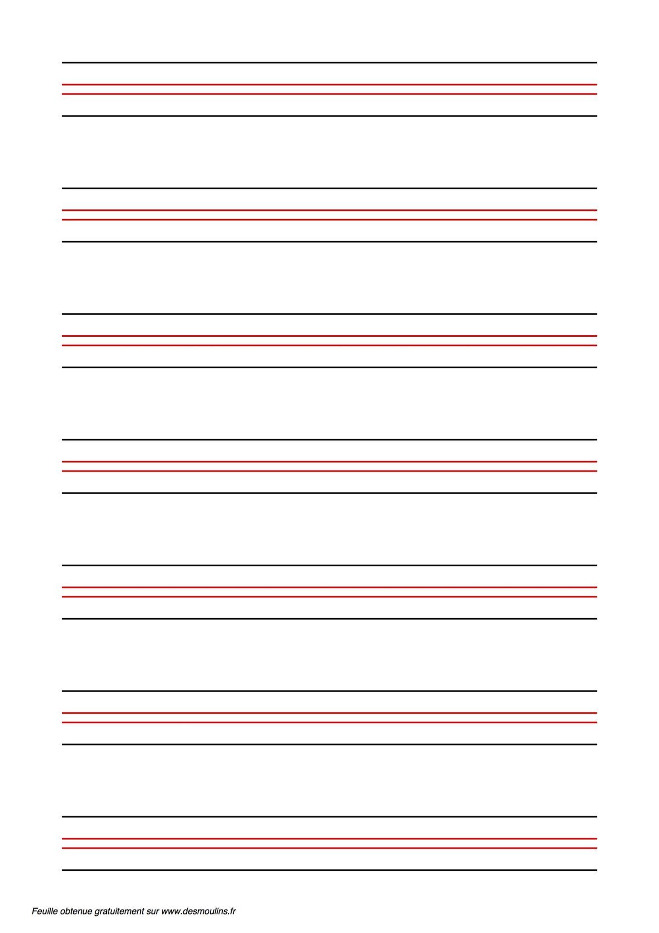 Feuille lignes 2
