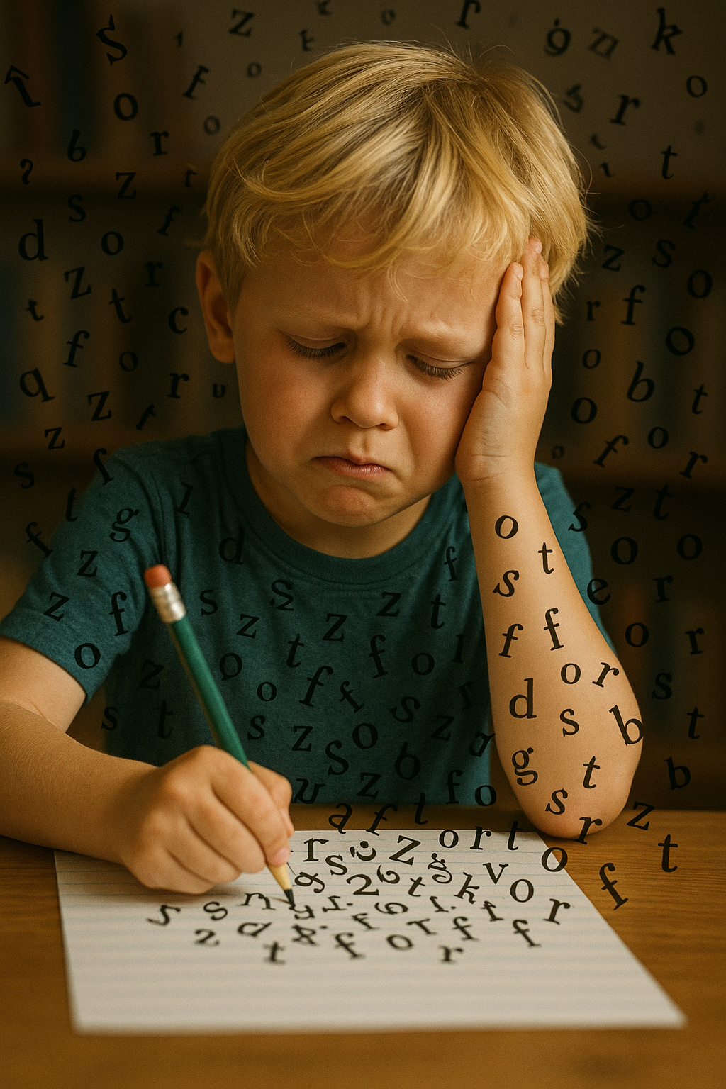 Enfant blond triste reflexe archaique